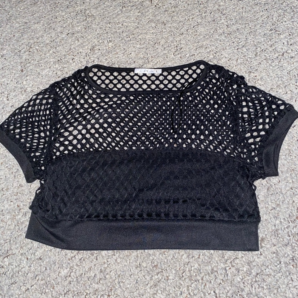 Mesh Crop Top IHeartRaves